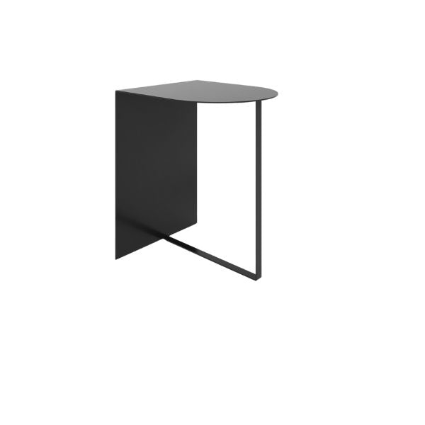 Lola Side Table — Black side table on a white background.