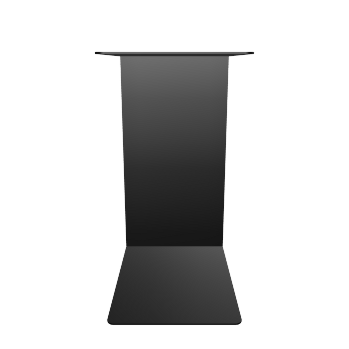 Wyatt Side Table featuring a modern, minimalist design, showcased against a neutral grey background
